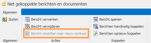 werklijst knop omzetten naar nieuw contract