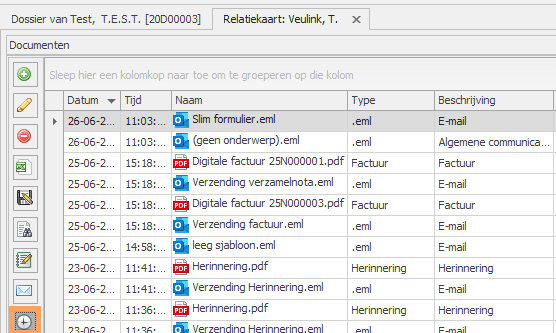 klokje op documentegel