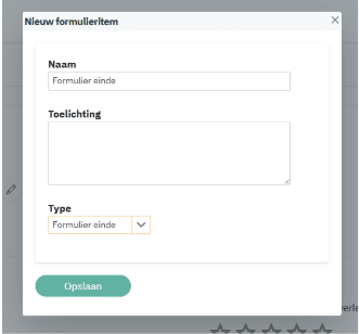 formulier einde op slim formulier