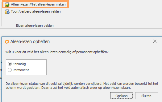 alleen lezen extra vraagstelling