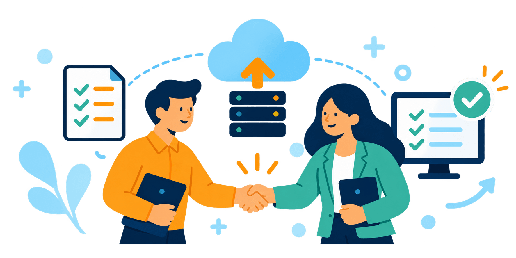 datamigratie handshake